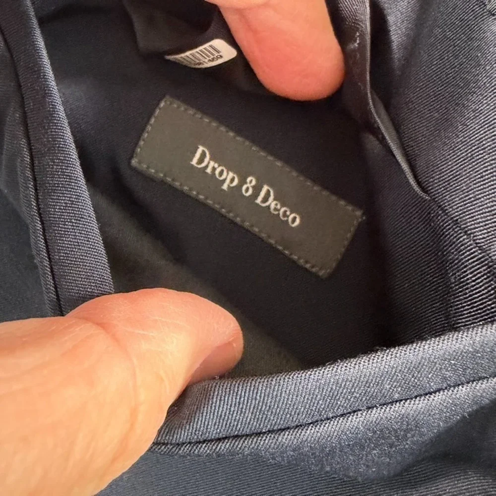 Z ZEGNA Blazer Sport Coat Giacca Jacket Men 42R US 52R EU Black Wool Drop 8 Deco